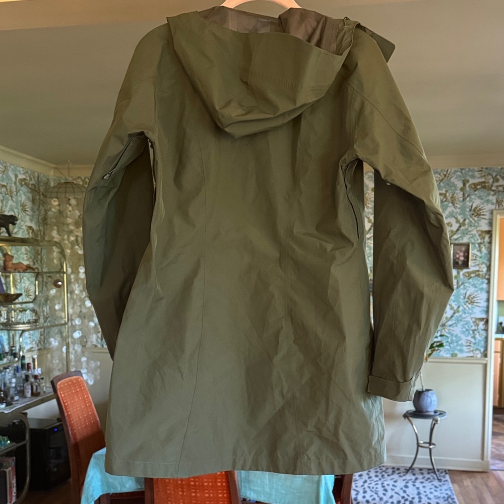 Marmot Women's Olive Rain Coat size Small - Picture 11 of 12